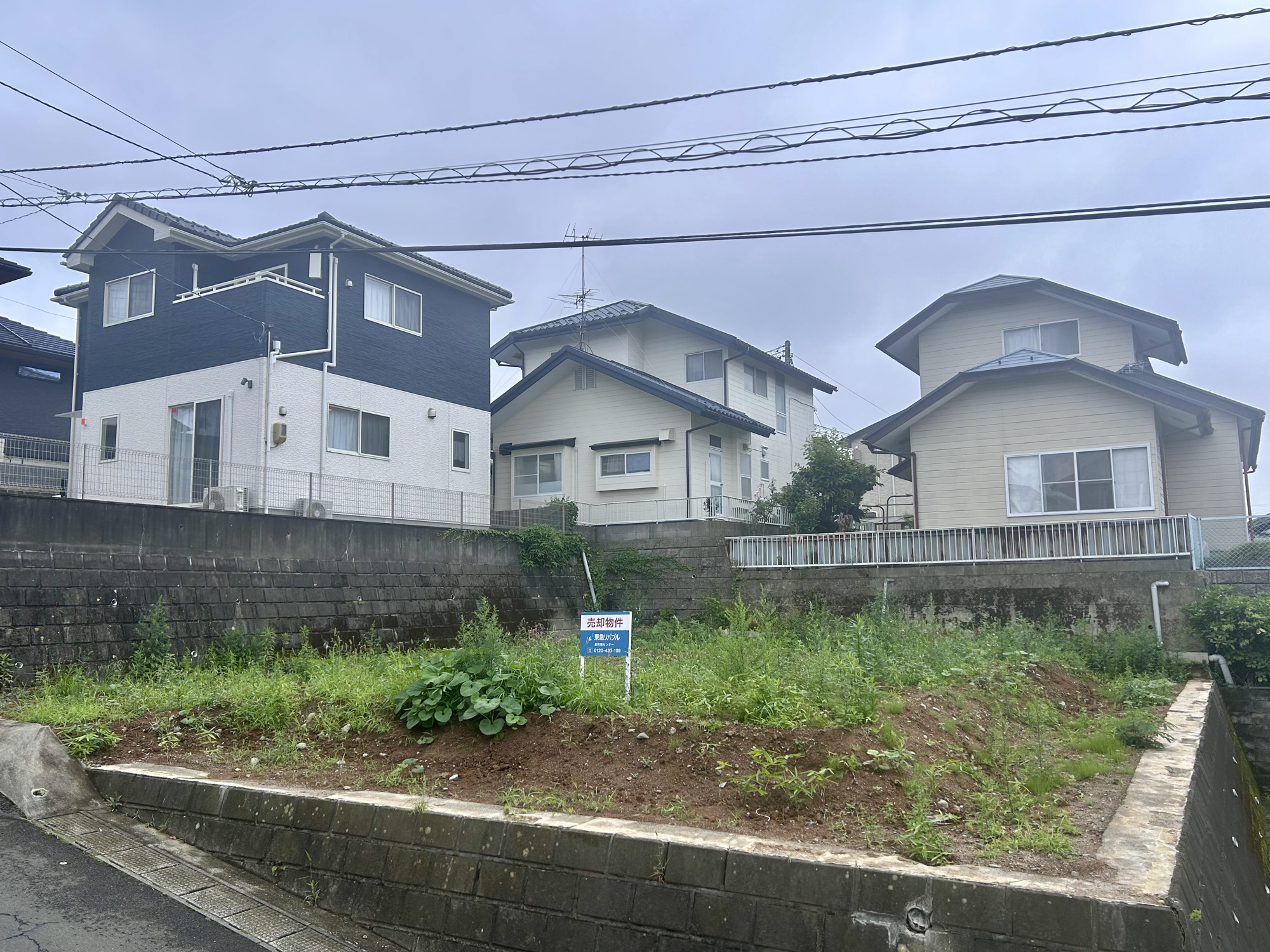  ≪建築条件なし×約60坪≫仙台市太白区青山２丁目土地の前面道路含む現地写真