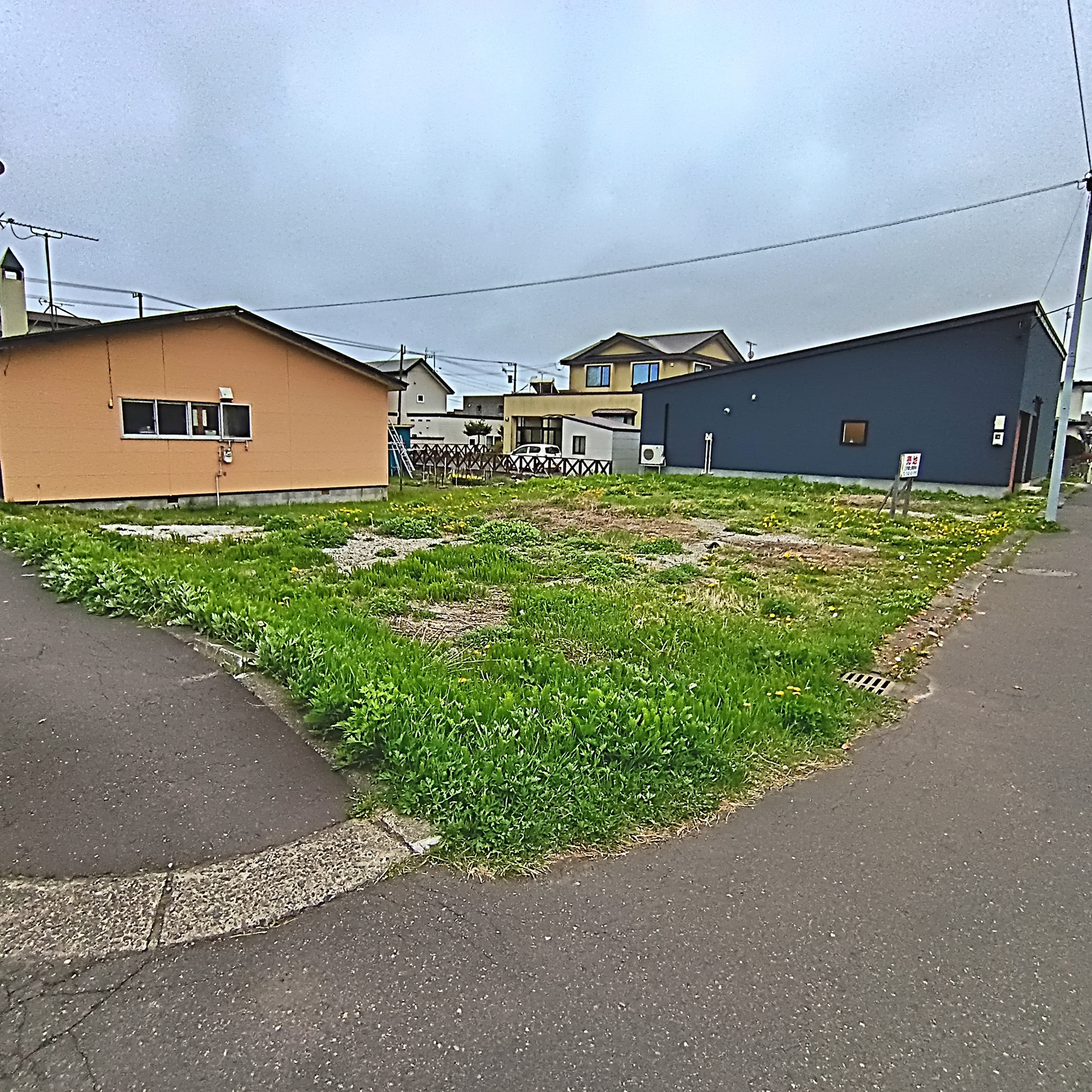 室蘭市高砂町2丁目4-49.50　土地の外観