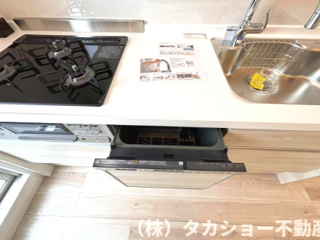 サニーホームズ検見川　1号棟のキッチン|キッチンにはあると嬉しい食洗機付☆彡