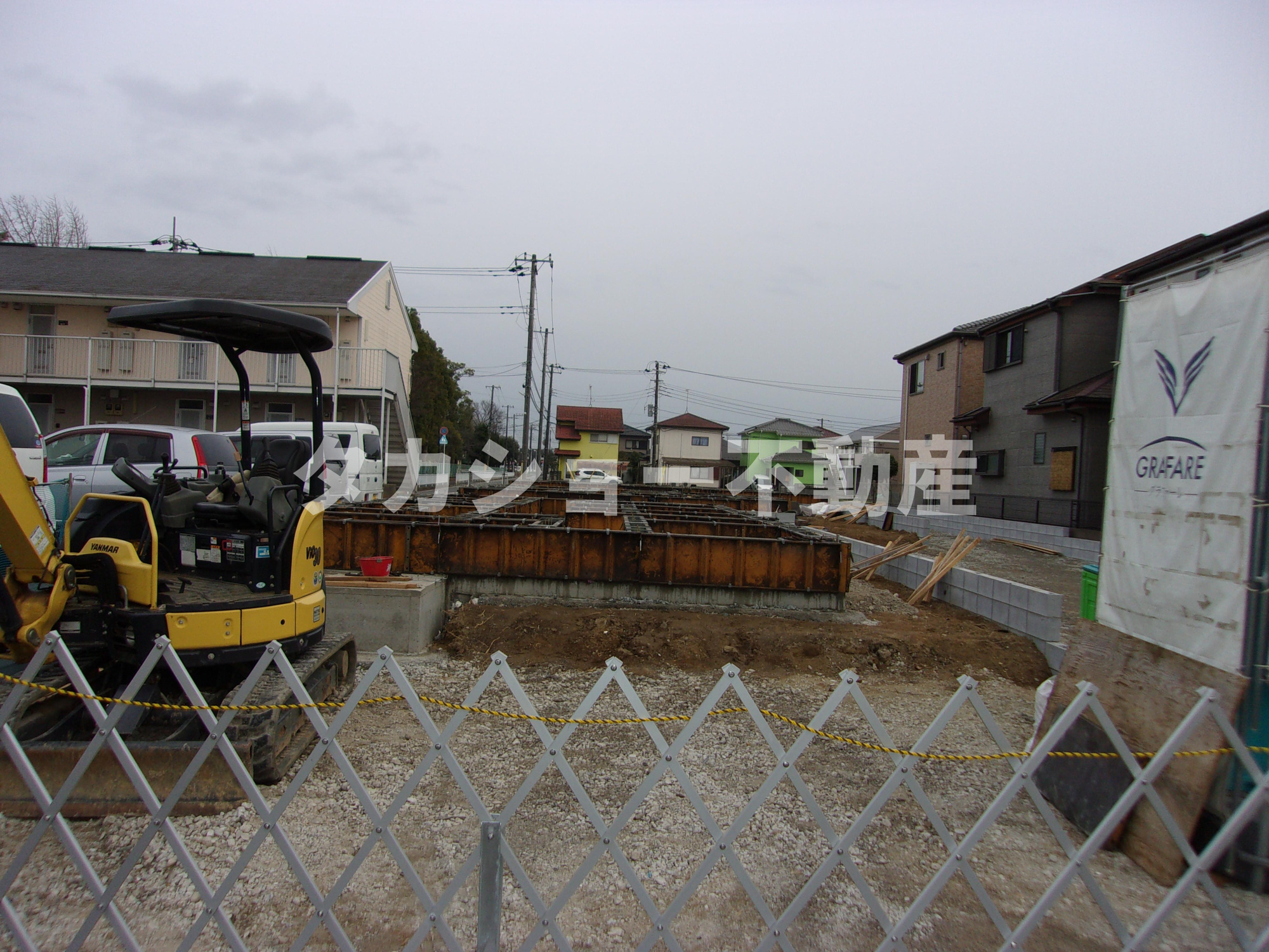 GRAFARE市原市君塚　全3棟の外観