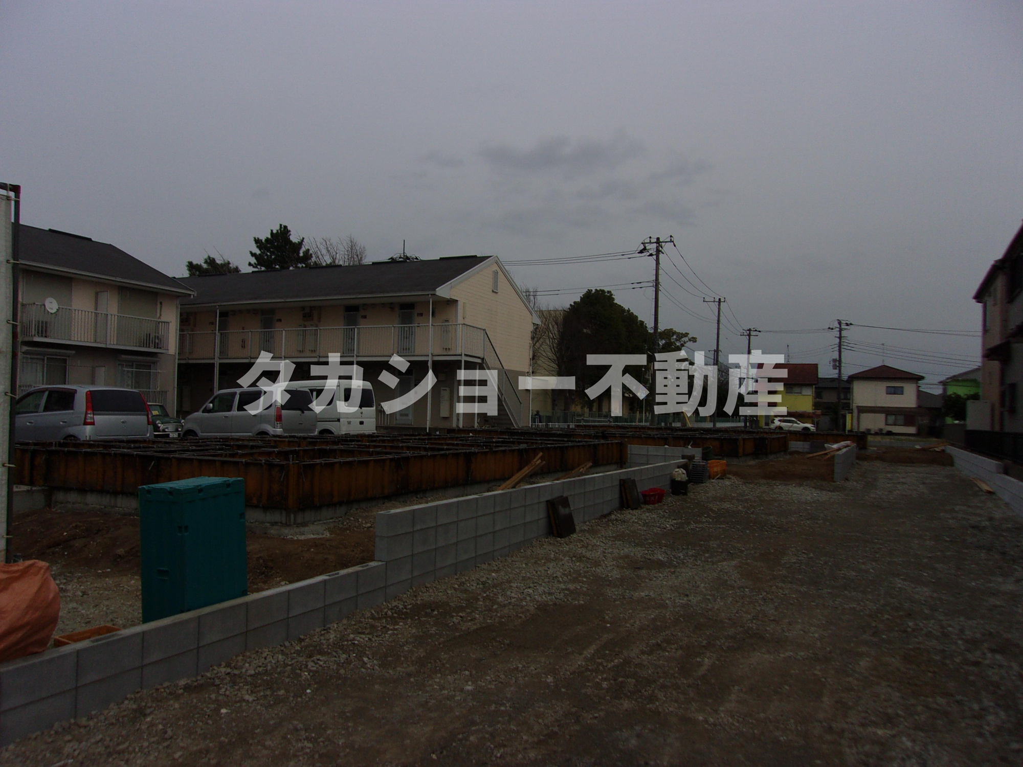 GRAFARE市原市君塚　全3棟の前面道路含む現地写真