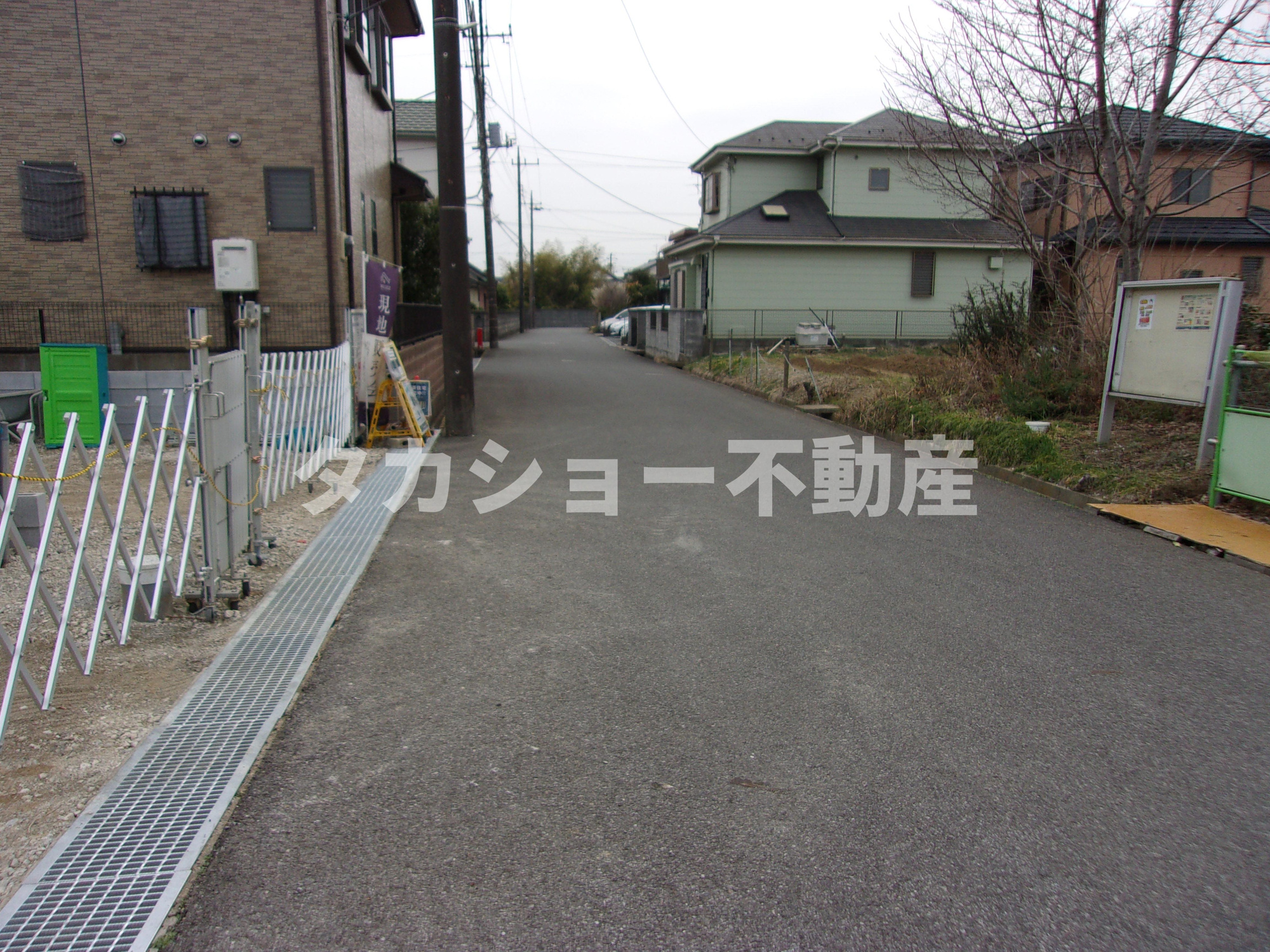 GRAFARE市原市君塚　全3棟の前面道路含む現地写真