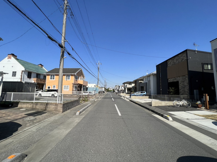 熊谷市瀬南　前面道路