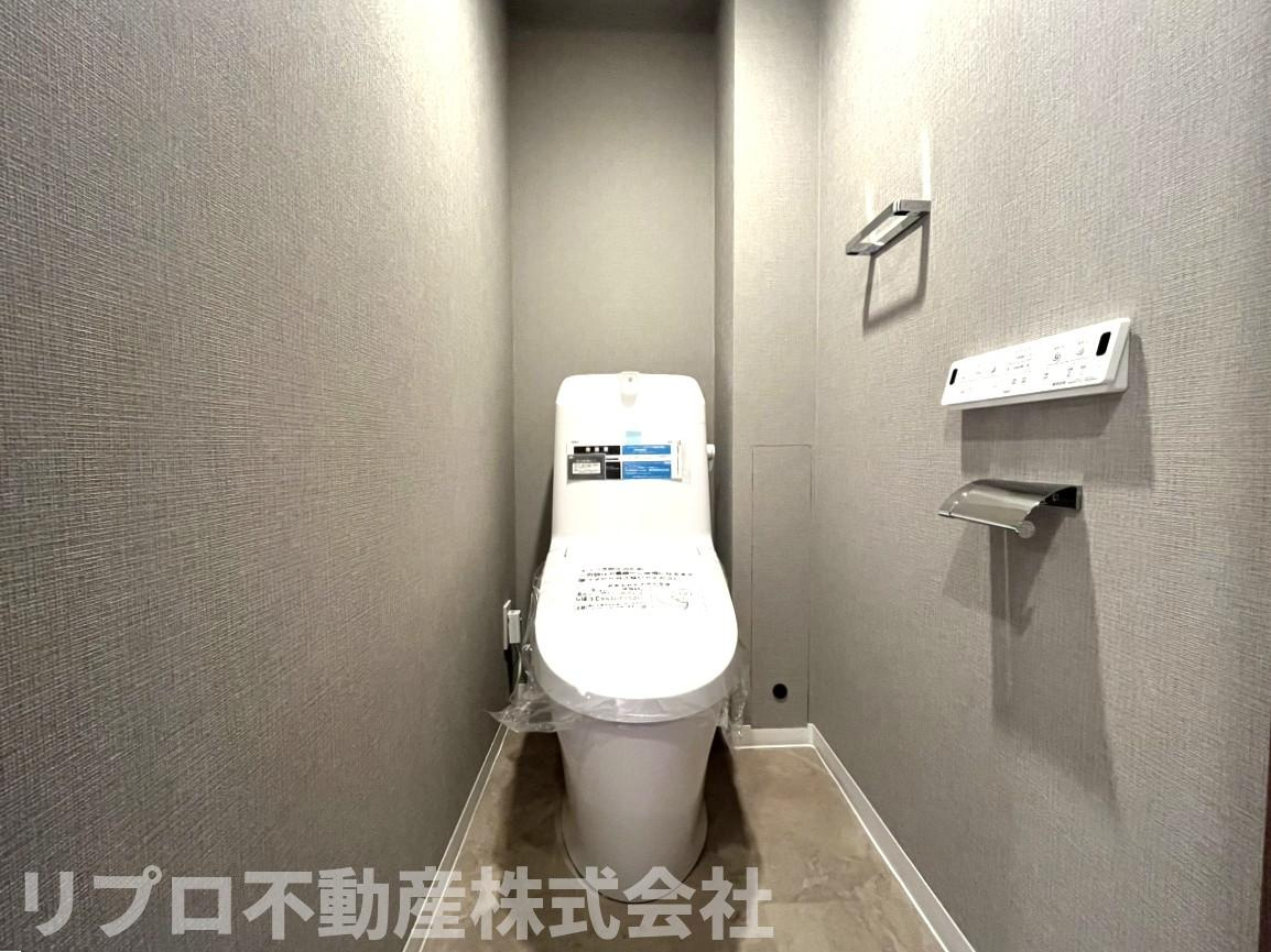 エクセレントシティ新柏ヒルズのトイレ|温水洗浄便座を新規交換済みです♪