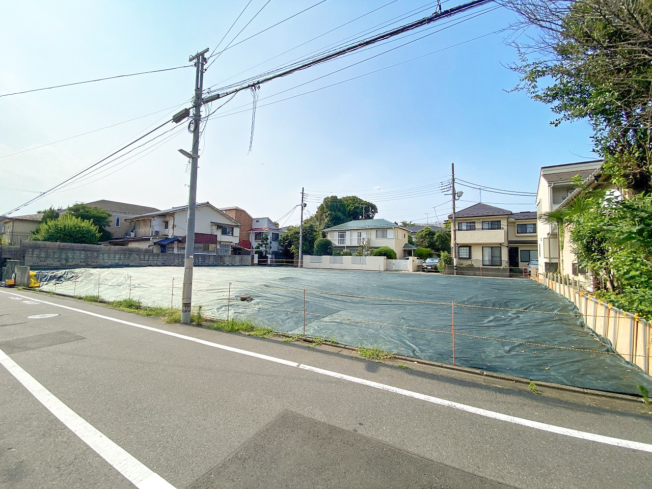 宅地分譲［目黒区自由が丘３丁目］の前面道路含む現地写真|現地（2026年7月撮影）