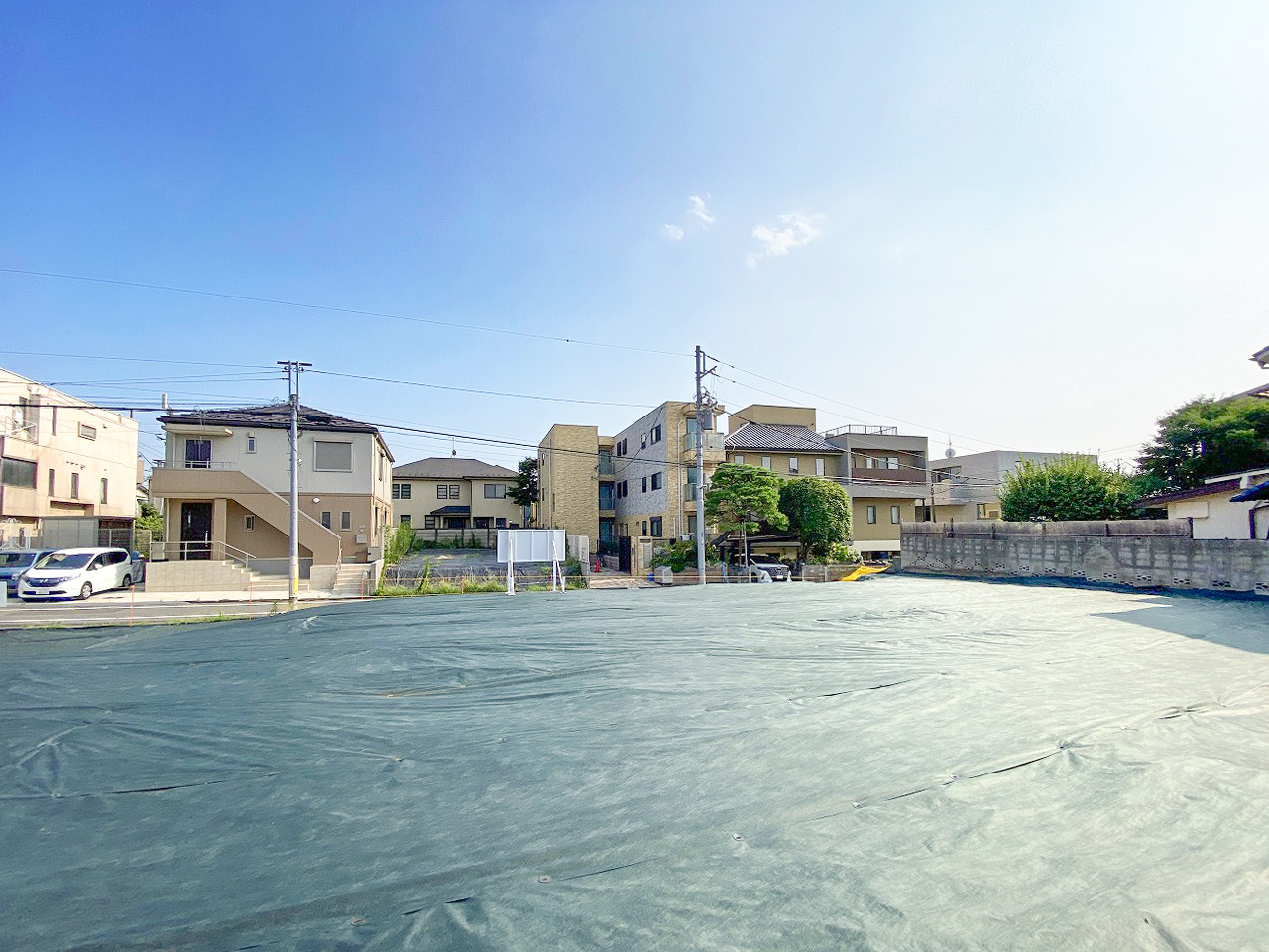 宅地分譲［目黒区自由が丘３丁目］の外観|現地（2026年7月撮影）
