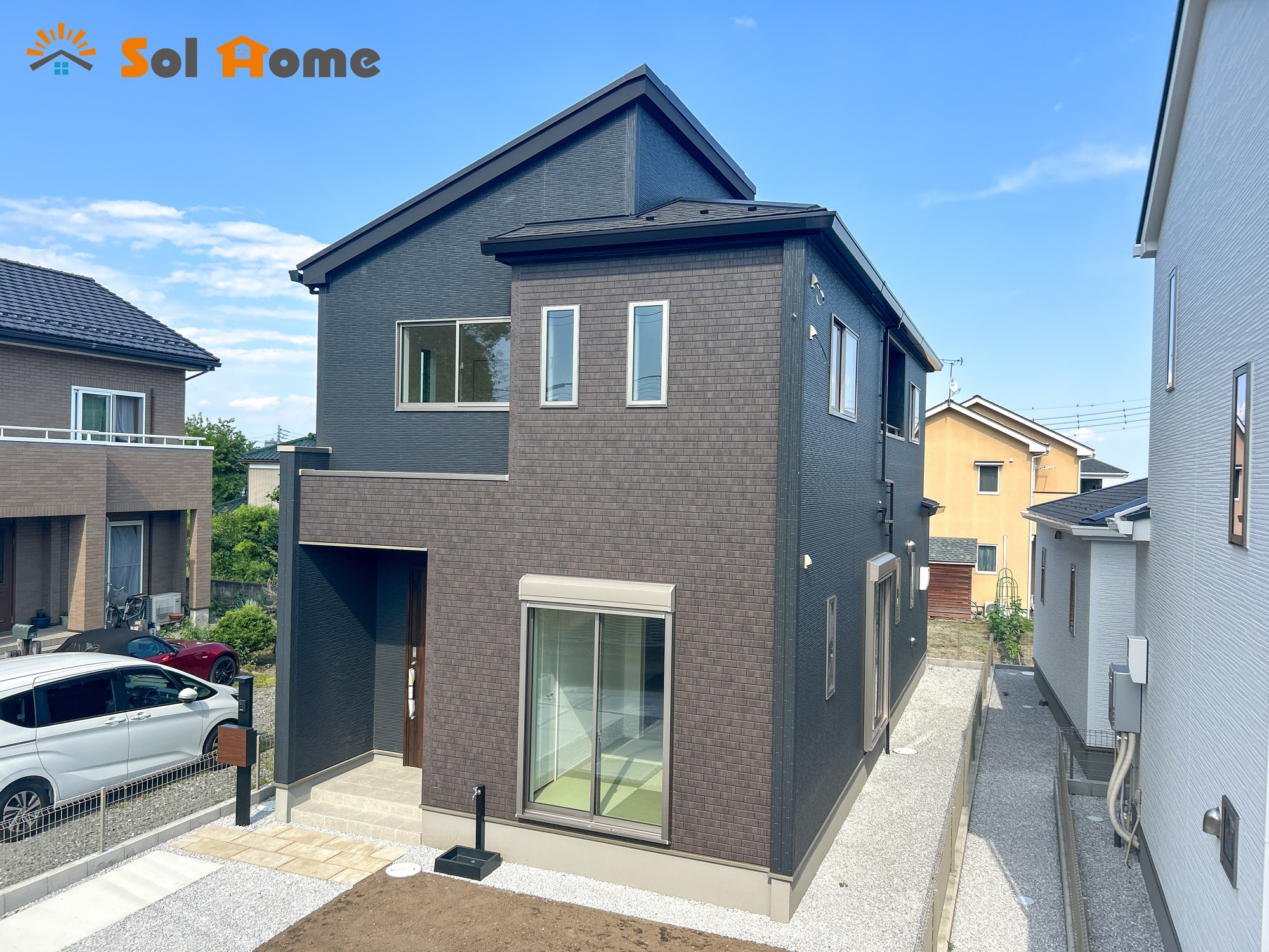 高崎市石原町3期　新築住宅全4棟の外観|◆本日のご案内も大歓迎です♪◆ 図面や写真では分からない部分を不動産のプロが丁寧にご説明いたします！！ 年中無休のソルホームはいつでもお問い合わせをお待ちしております♪