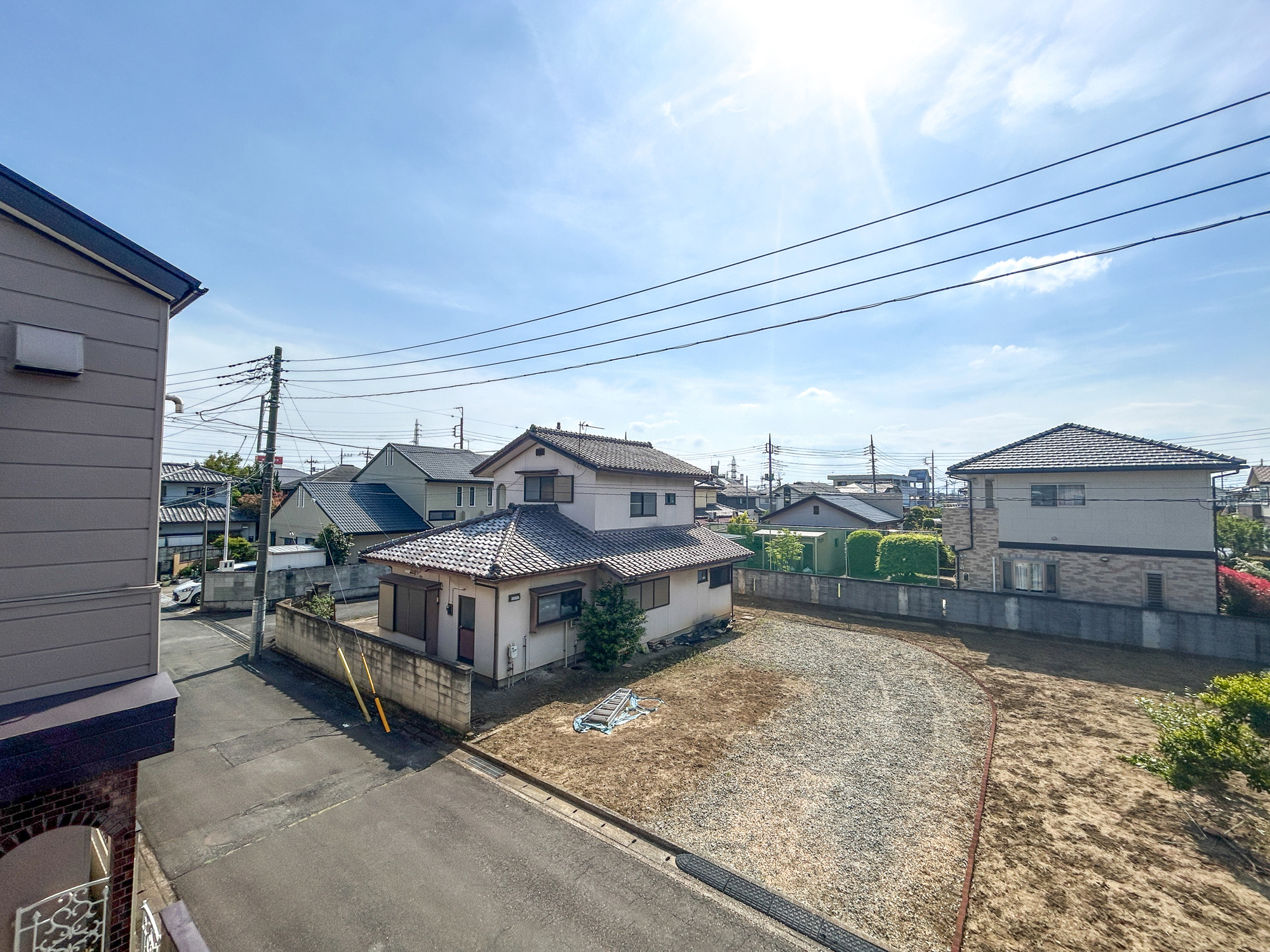 前橋市天川原町1期　中古物件の展望|閑静な住宅街なので、周囲の住宅街とも程よい距離があります。習い事の練習なども安心して取り組めます。