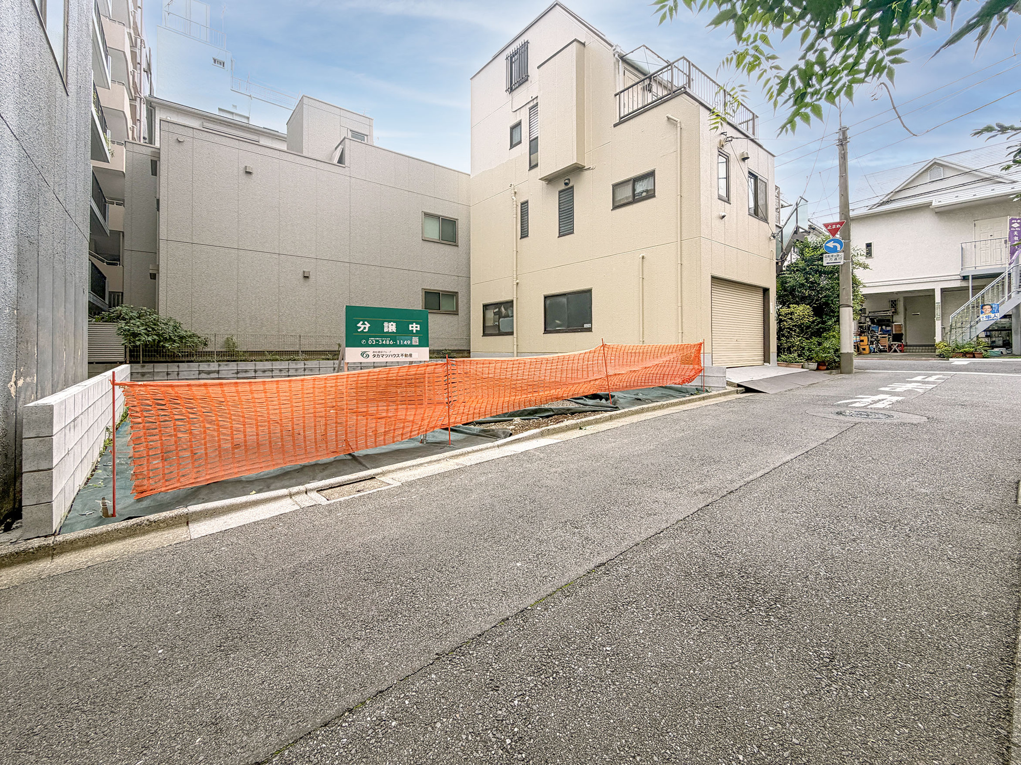 宅地分譲［文京区本駒込５丁目］の外観|現地写真（撮影2026年08月06日）