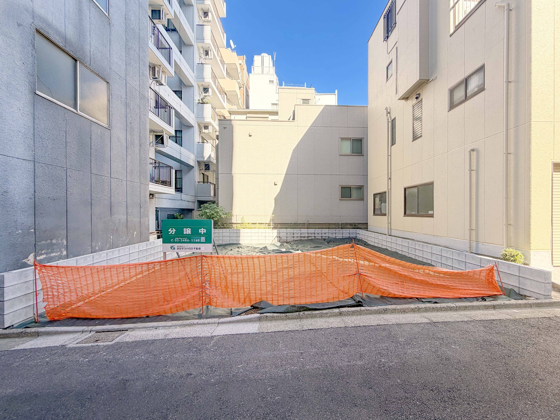 宅地分譲［文京区本駒込５丁目］の外観|現地写真（撮影2026年08月06日）