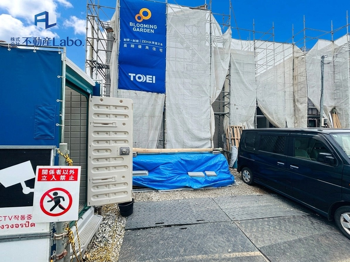 ブルーミングガーデン　沼津市東椎路　全2棟の外観|現在建築中♪
完成後の新生活をイメージしながらご見学いただけます♪
