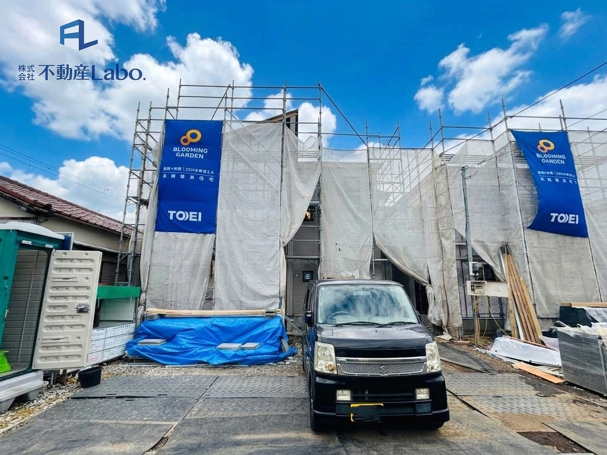 ブルーミングガーデン　沼津市東椎路　全2棟の外観|着々と完成へ向けて工事が進んでいます♪
是非現地で街並みや住環境を体感ください♪