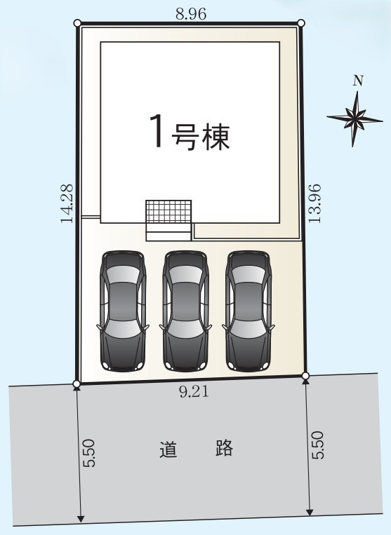 クレイドルガーデン　清水町徳倉第24の区画図|限定１棟♪カースペース並列３台以上可能♪
