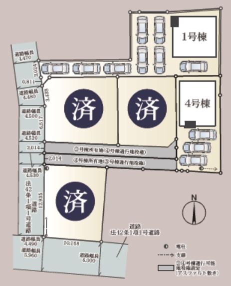 クレイドルガーデン清水町伏見第７の区画図