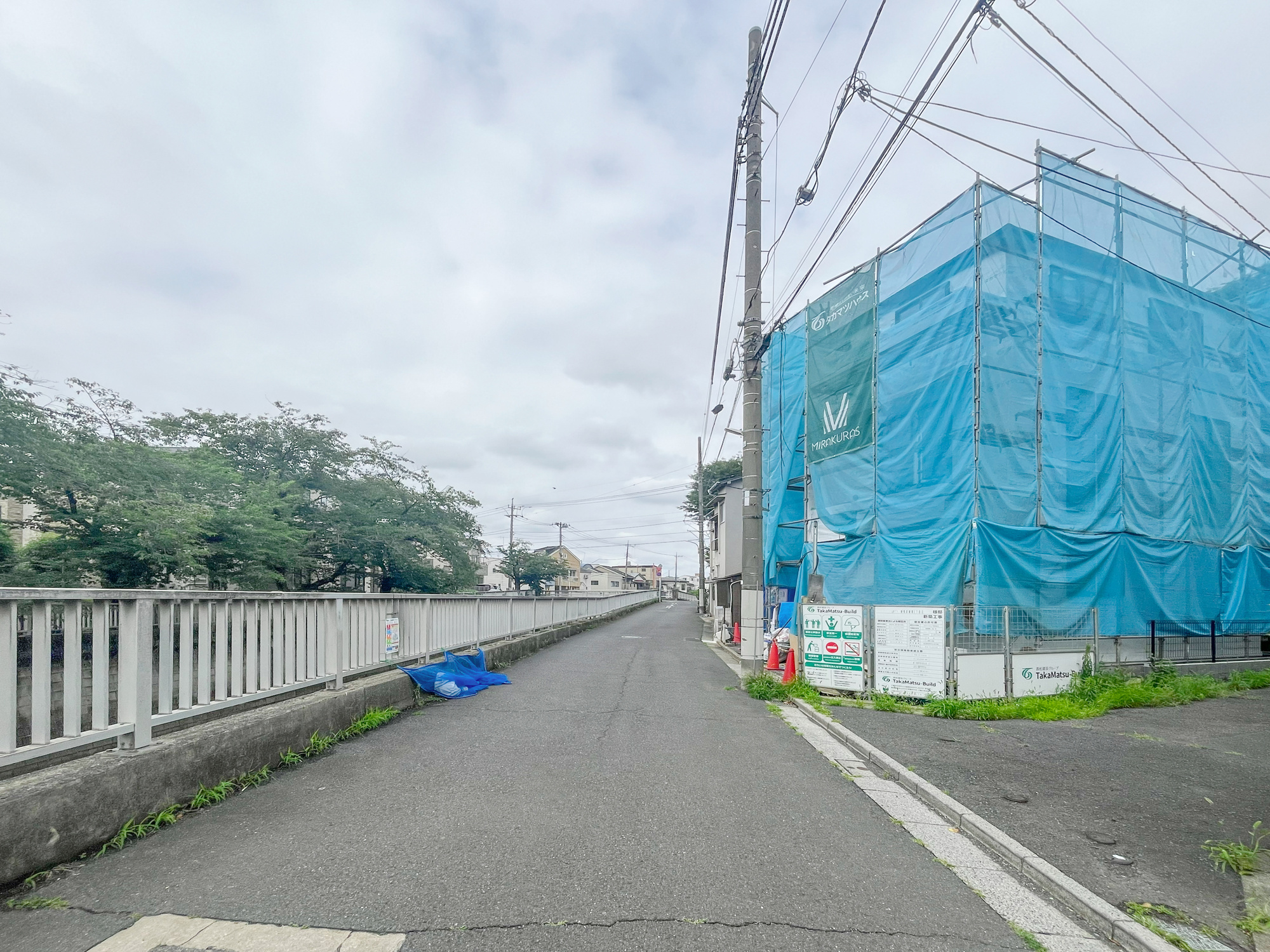 新築分譲［ミラクラス練馬Ⅲ］の前面道路含む現地写真|現地外観写真