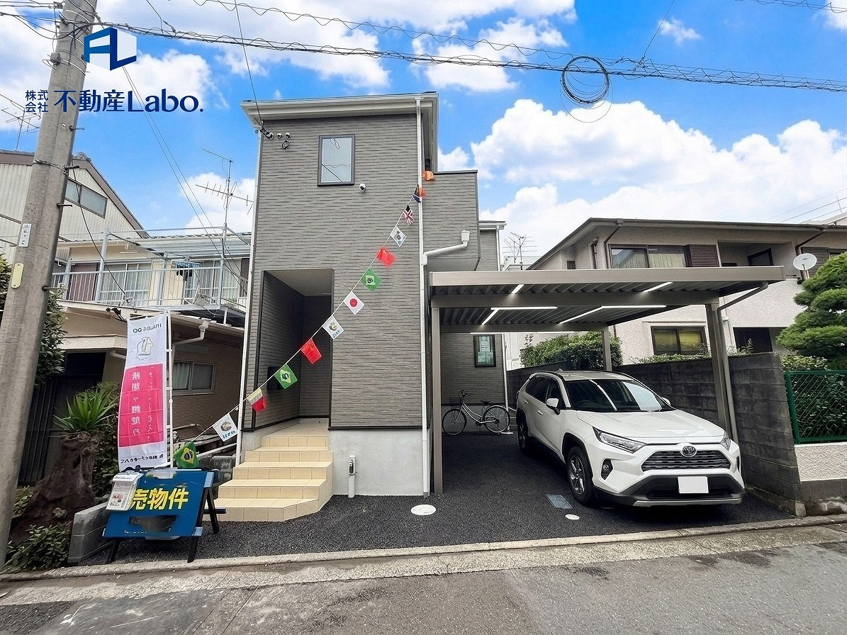 クレイドルガーデン　　静岡市清水区万世町第2　　全1棟のその他|●外構CG● 外観写真のカーポート、車はCGでイメージとなります。別途、追加工事でカーポートの設置も可能です♪