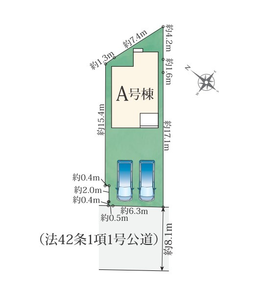 ハートフルタウン　沼津市本字下一丁田889番　全1棟　の区画図