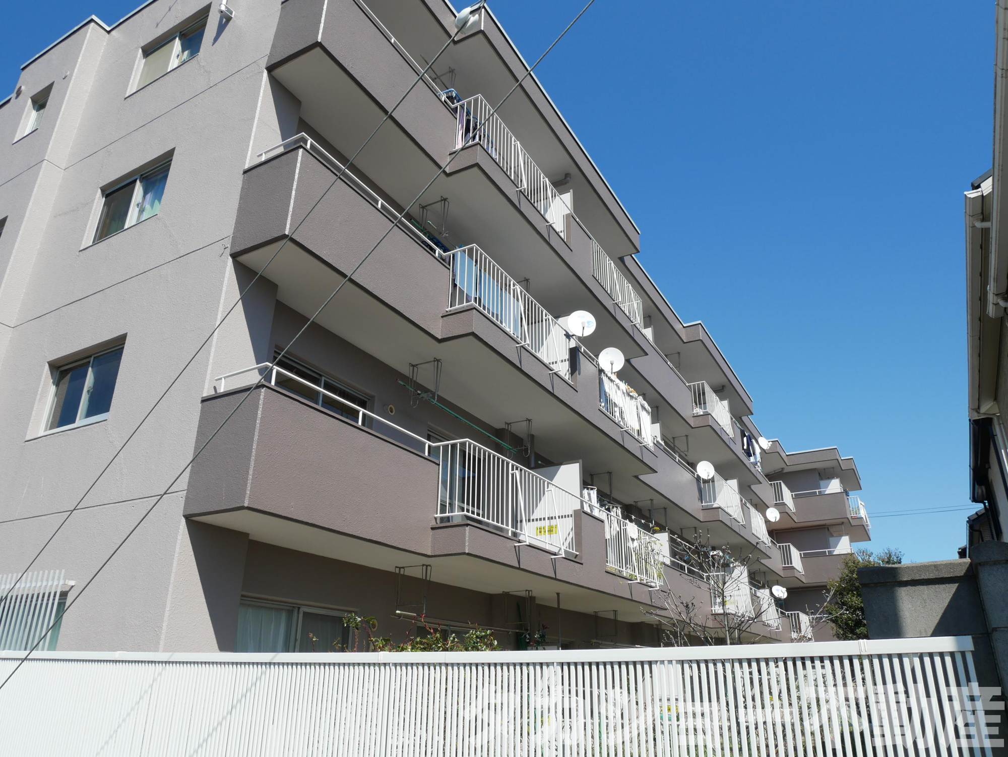 ハイム若草の外観|外観は落ち着いています