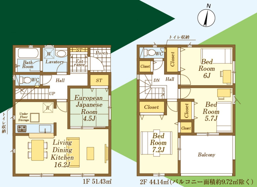 【間取図】