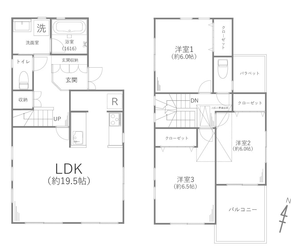 藤沢市白旗四丁目戸建の間取り