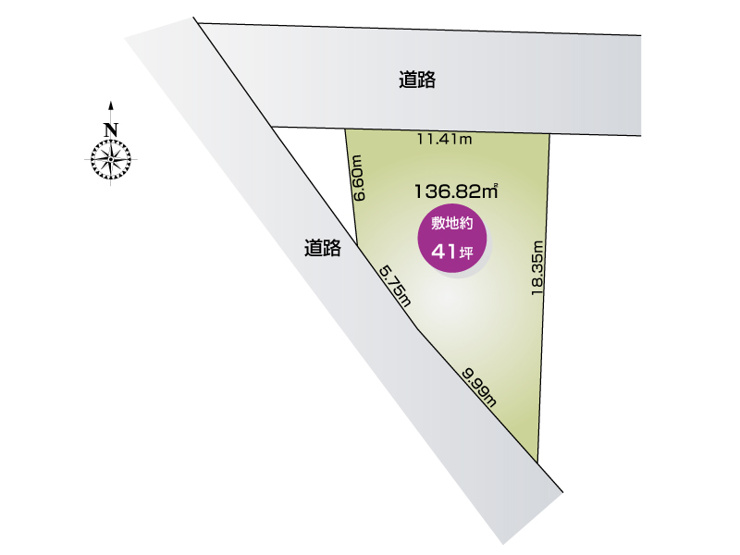 【外観】川越市氷川町（全1区画）■ファイブイズホーム■