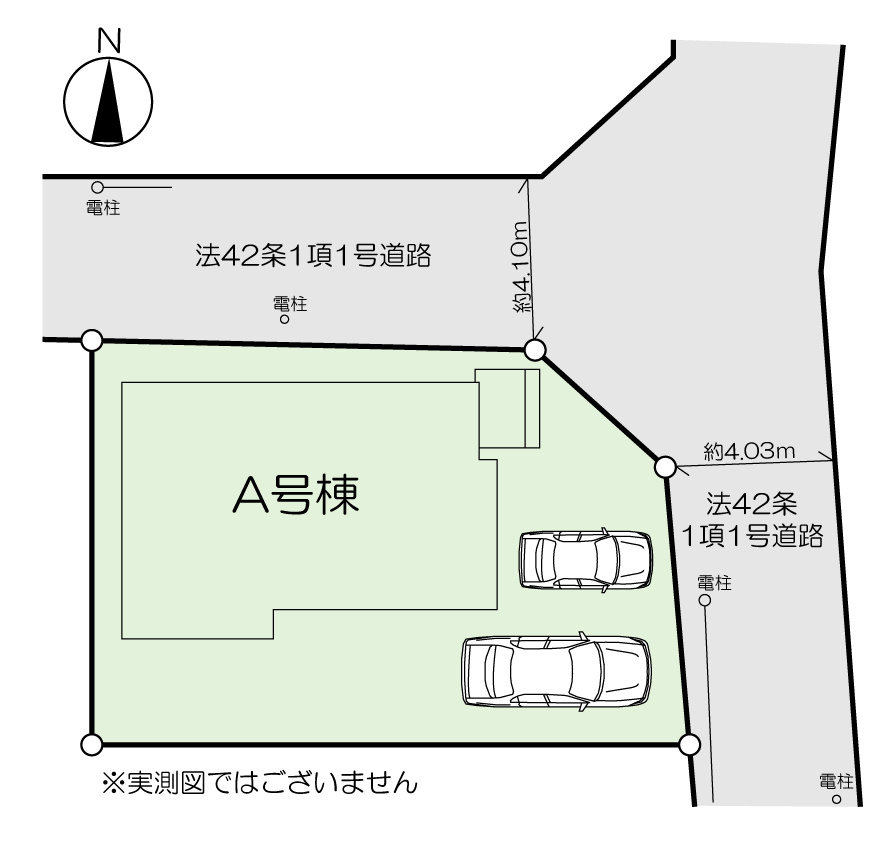 ハートフルタウン新田三丁目 新築戸建の区画図
