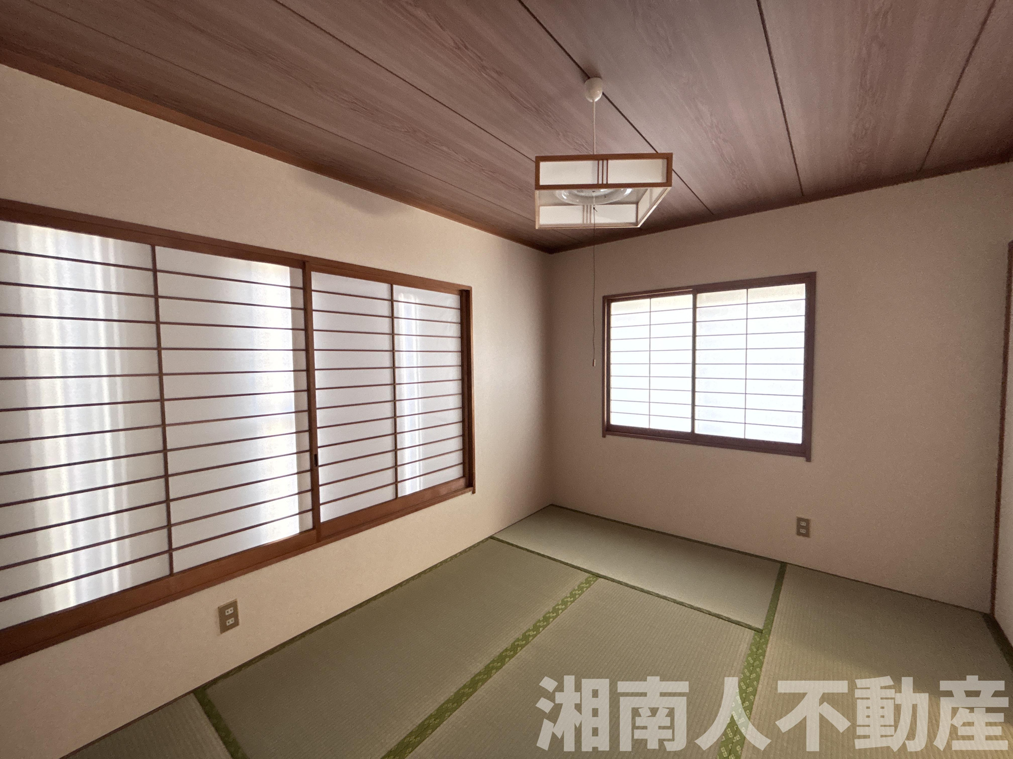 茅ケ崎市浜須賀４－１２戸建の和室|畳の上でゆっくりとくつろげる和室です