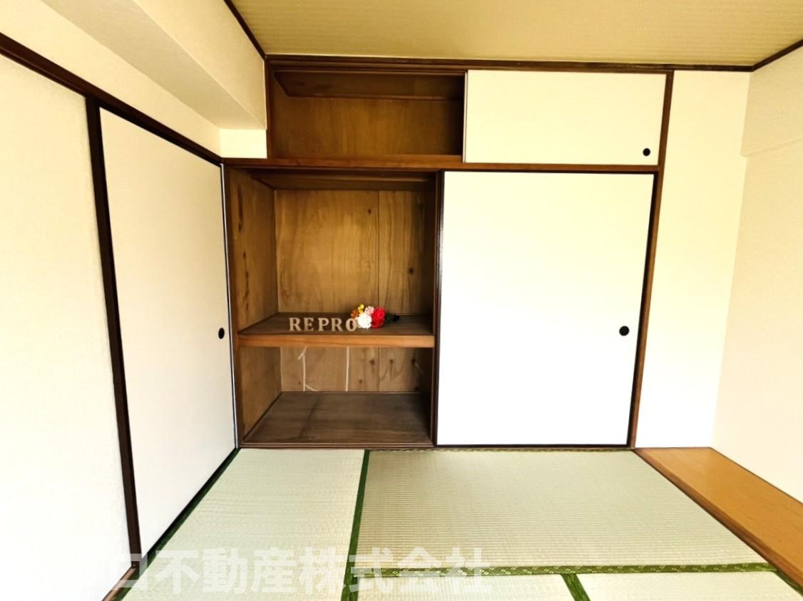 北柏ライフタウン3号棟1階の収納|広い押入れがありますので布団などの収納は助かります！