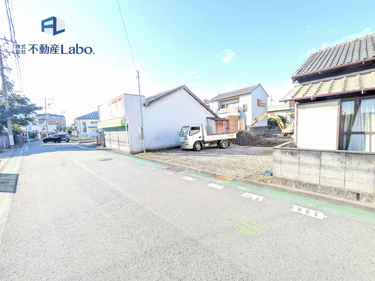 清水区三保32期　全1棟の前面道路含む現地写真|前面道路含む現地写真です
