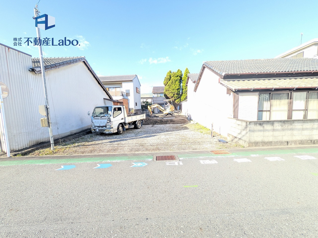 清水区三保32期　全1棟の前面道路含む現地写真|外観現地写真