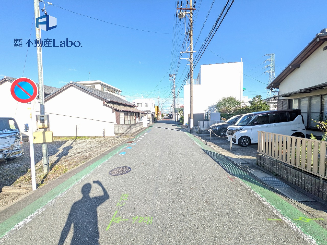 清水区三保32期　全1棟の前面道路含む現地写真