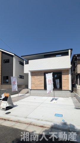 藤沢市片瀬４丁目２２１６－６０新築戸建ての外観|おしゃれな外観です