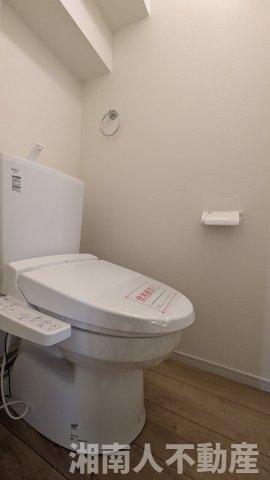 藤沢市片瀬４丁目２２１６－６０新築戸建てのトイレ|トイレも気になるポイント