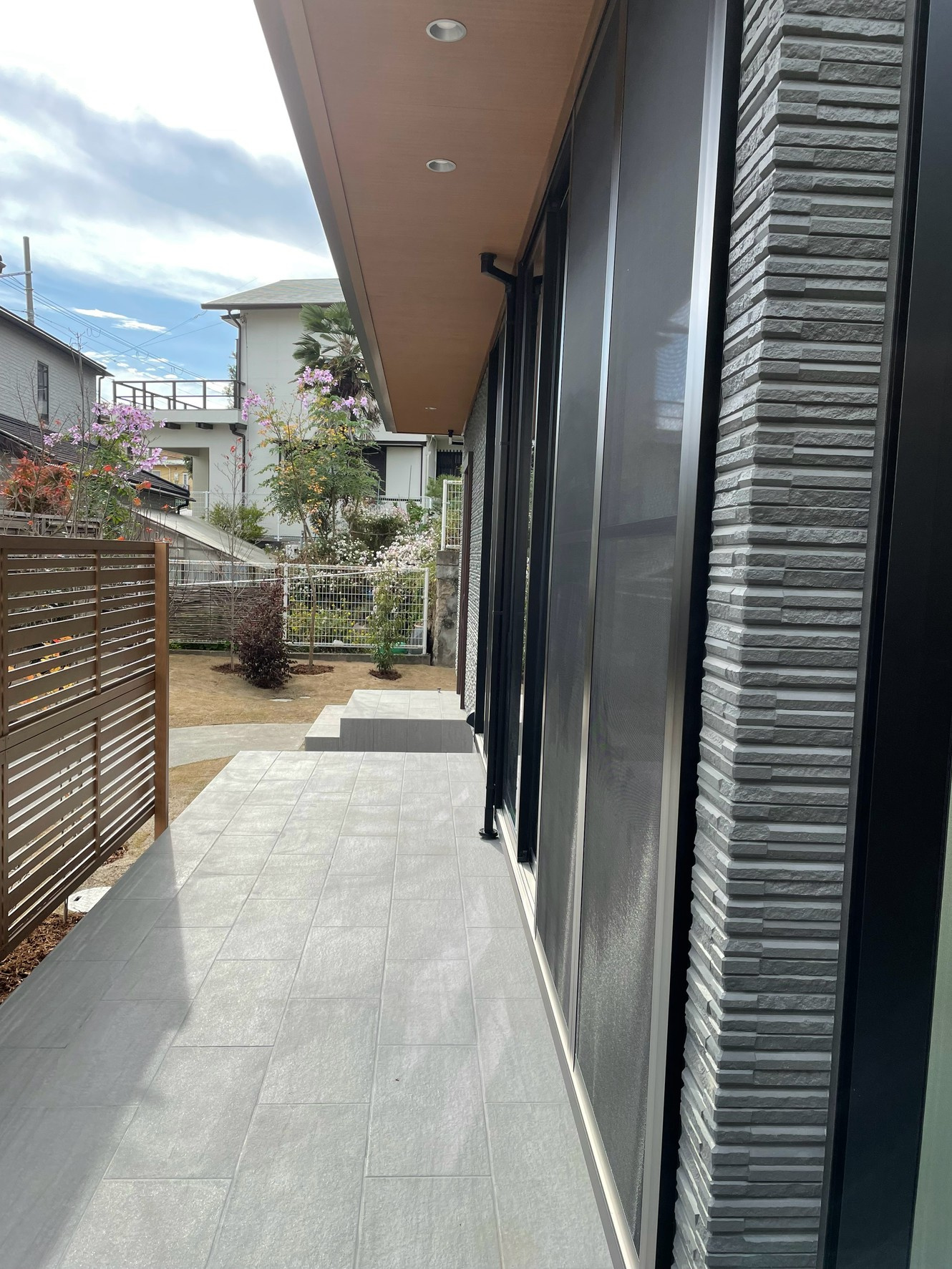 苦楽園四番町戸建の庭
