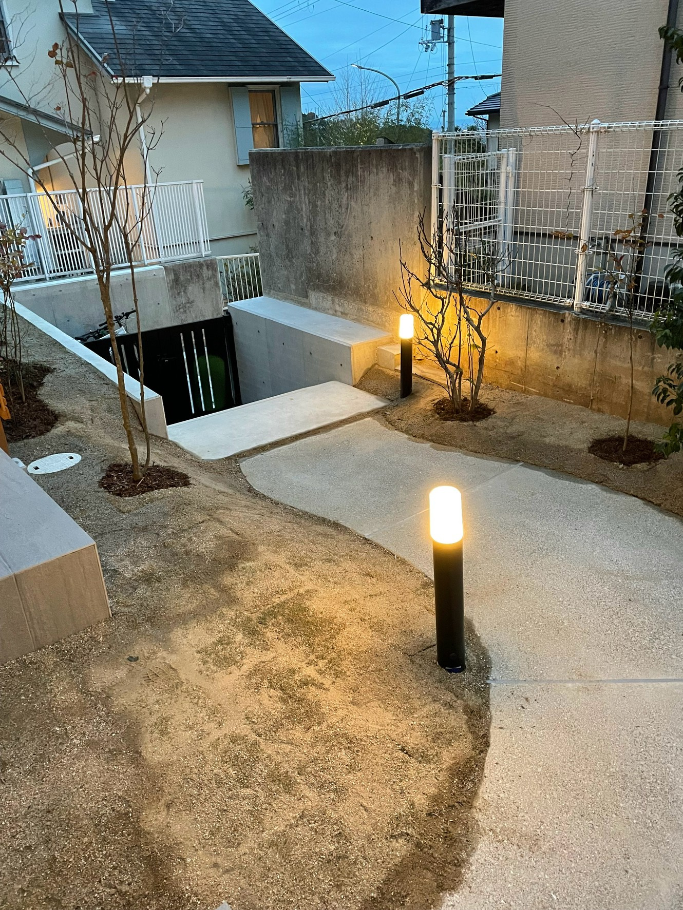 苦楽園四番町戸建の庭
