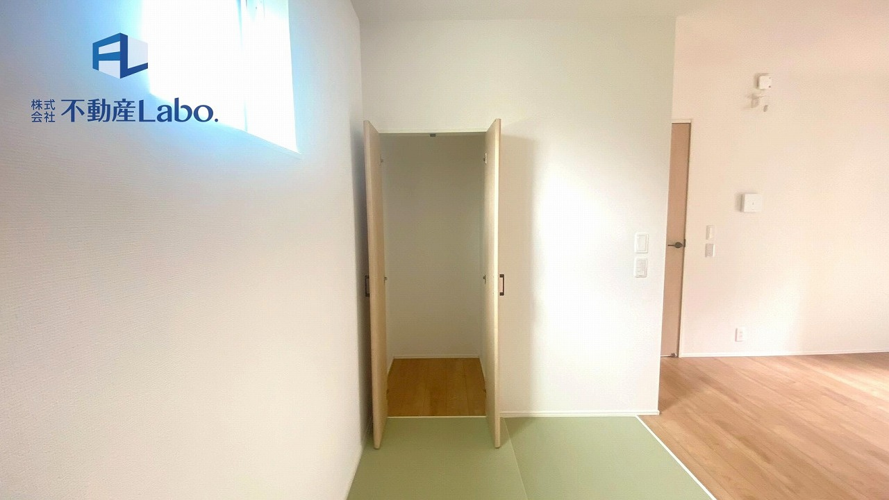 リナージュ　清水町徳倉第1期　全2棟　新築戸建ての収納|●収納●
押し入れ収納付き♪
お布団や日用品をスッキリ収納できます♪