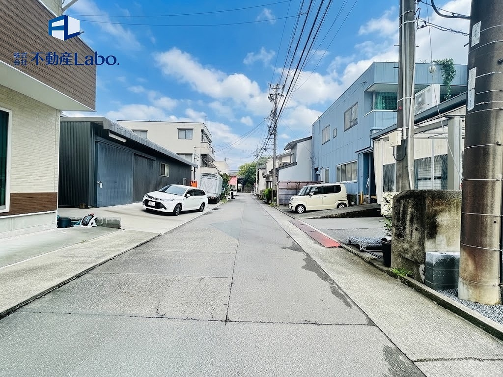 リーブルガーデン葵区瀬名川３丁目　全１棟の前面道路含む現地写真|●前面道路●
 4ｍ以上の前面道路♪