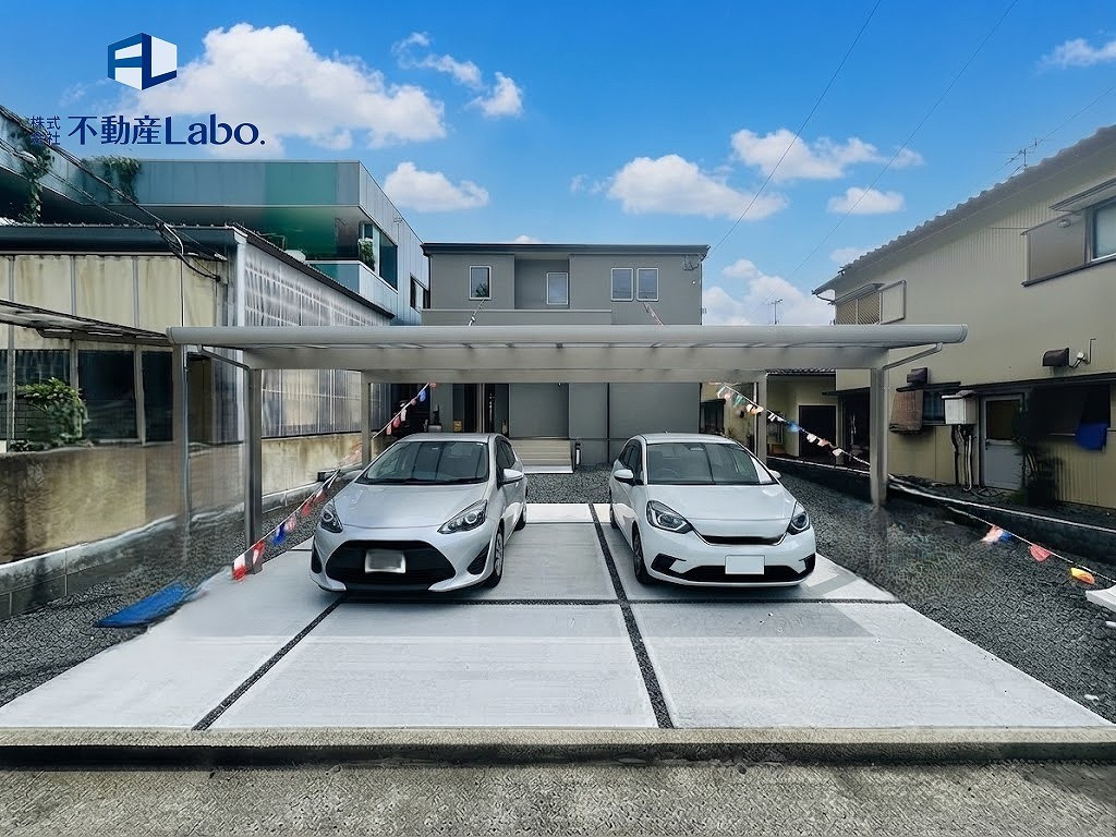 リーブルガーデン葵区瀬名川３丁目　全１棟のその他|●外構CG● 外観写真のカーポート、車はCGでイメージとなります。別途、追加工事でカーポートの設置も可能です♪