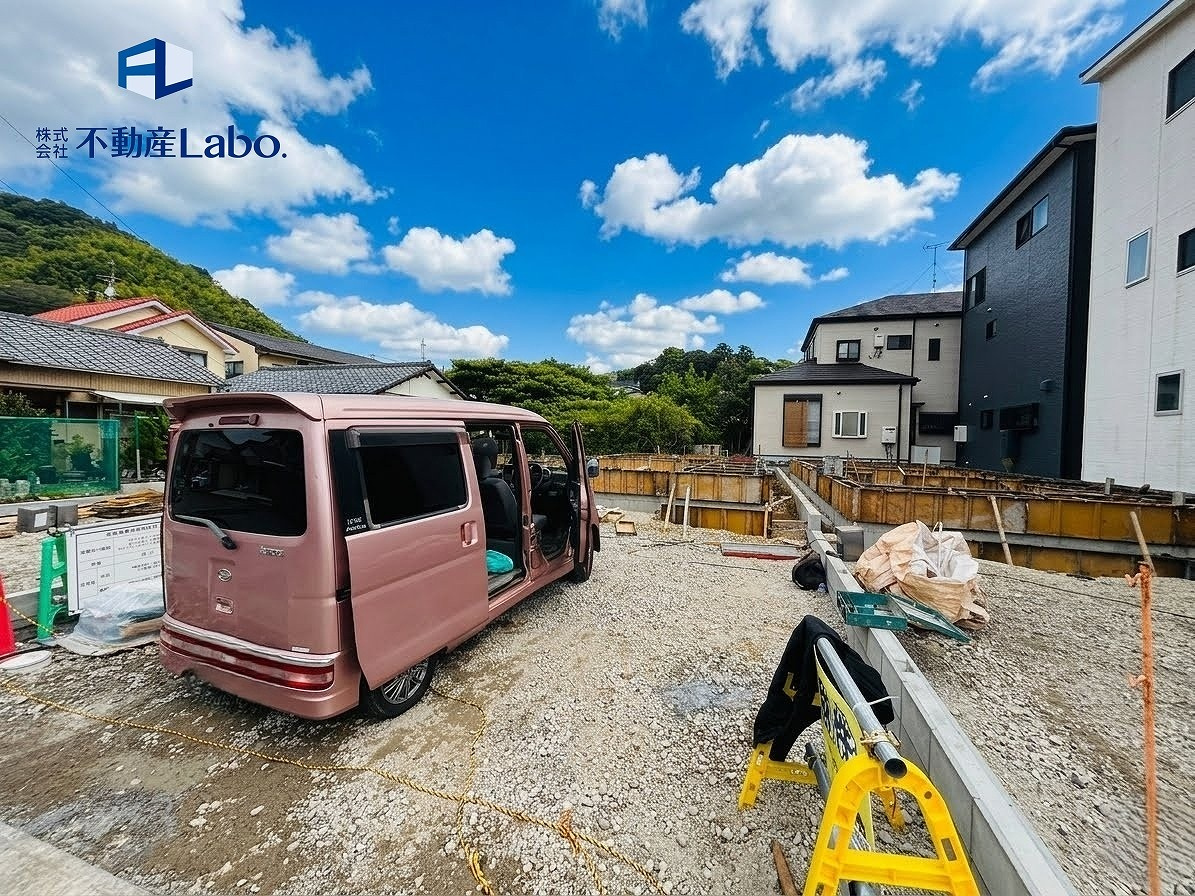 リーブルガーデン 清水区蜂ヶ谷　全3棟の外観|完成が待ち遠しい新築住宅♪
現地見学で周辺環境もあわせてご確認いただけます♪