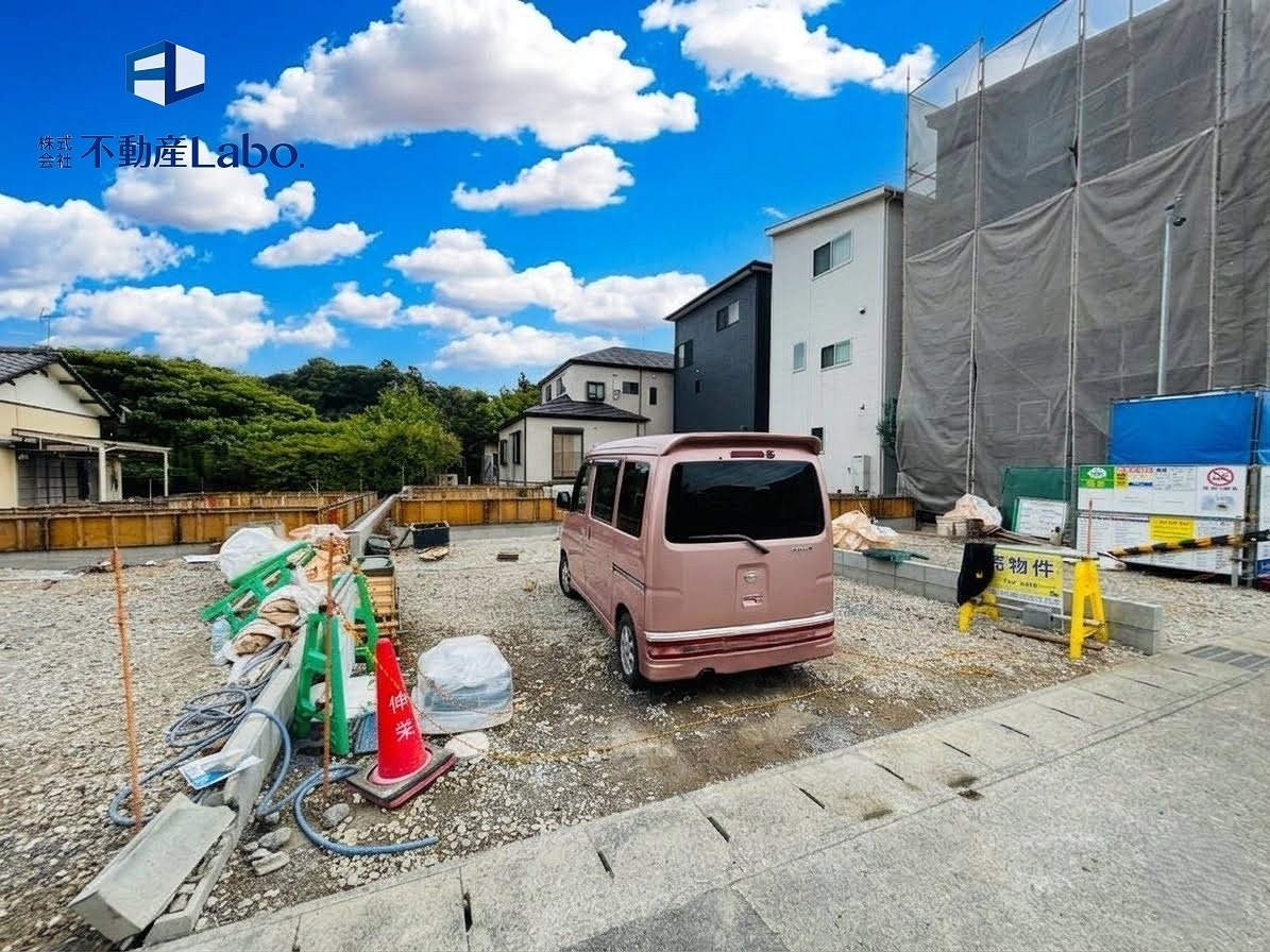 リーブルガーデン 清水区蜂ヶ谷　全3棟の外観|現在建築中♪
完成後の新生活をイメージしながらご見学いただけます♪