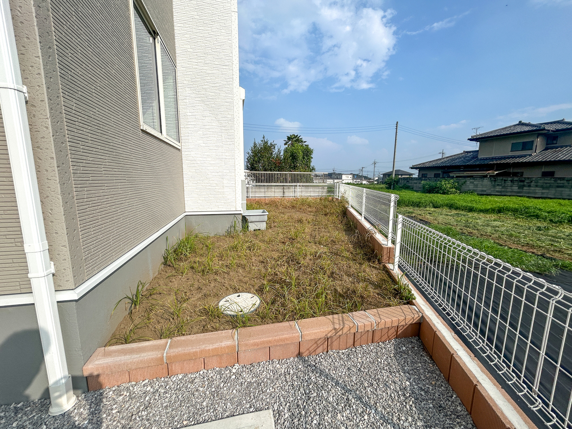 前橋市樋越町第4　新築住宅全6棟の庭|お庭での家庭菜園・ガーデニングを通じて、お子様と一緒に育てていくと、思い出も増えていきそうですね♪