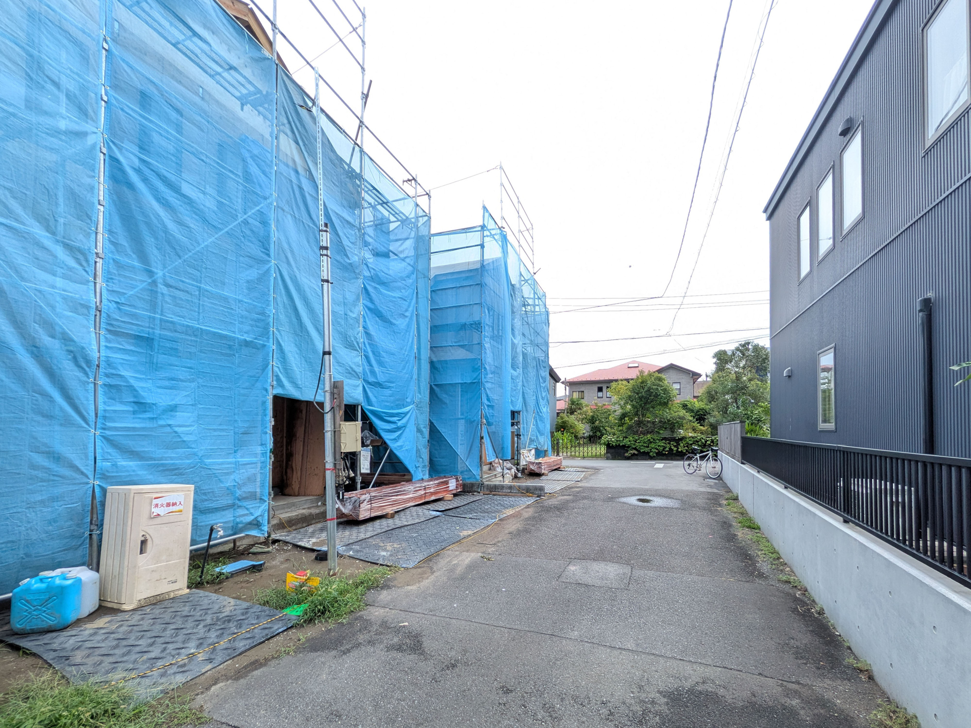 藤沢市辻堂東海岸2丁目８－１５新築戸建ての前面道路含む現地写真|前面道路含む現地写真です