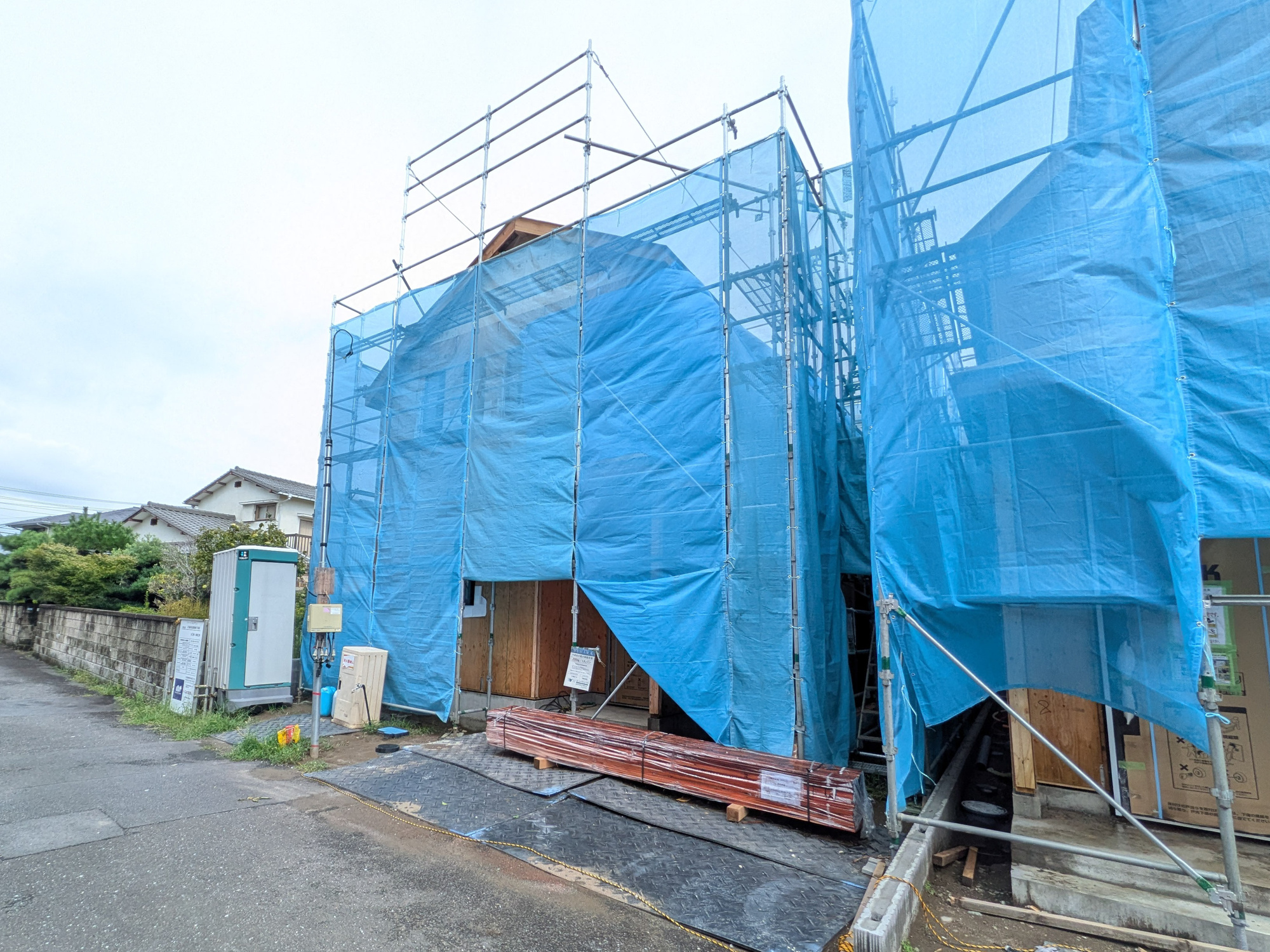 藤沢市辻堂東海岸2丁目８－１５新築戸建ての前面道路含む現地写真|前面道路含む現地写真です