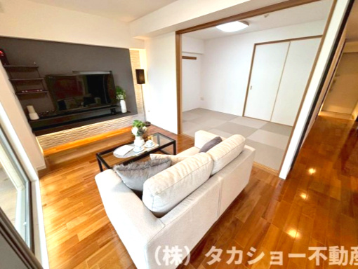 メビウスブレイン西千葉の居間・リビング|使いやすいリビングです
