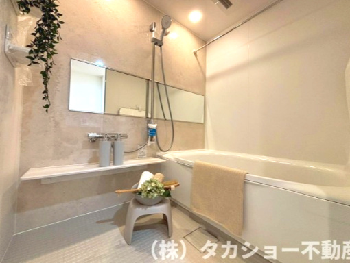 メビウスブレイン西千葉の浴室|ゆったり過ごせるお風呂です