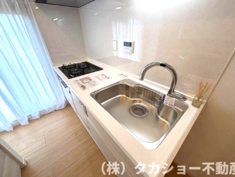 高洲三丁目住宅　19号棟のキッチン|お料理しやすいキッチンです