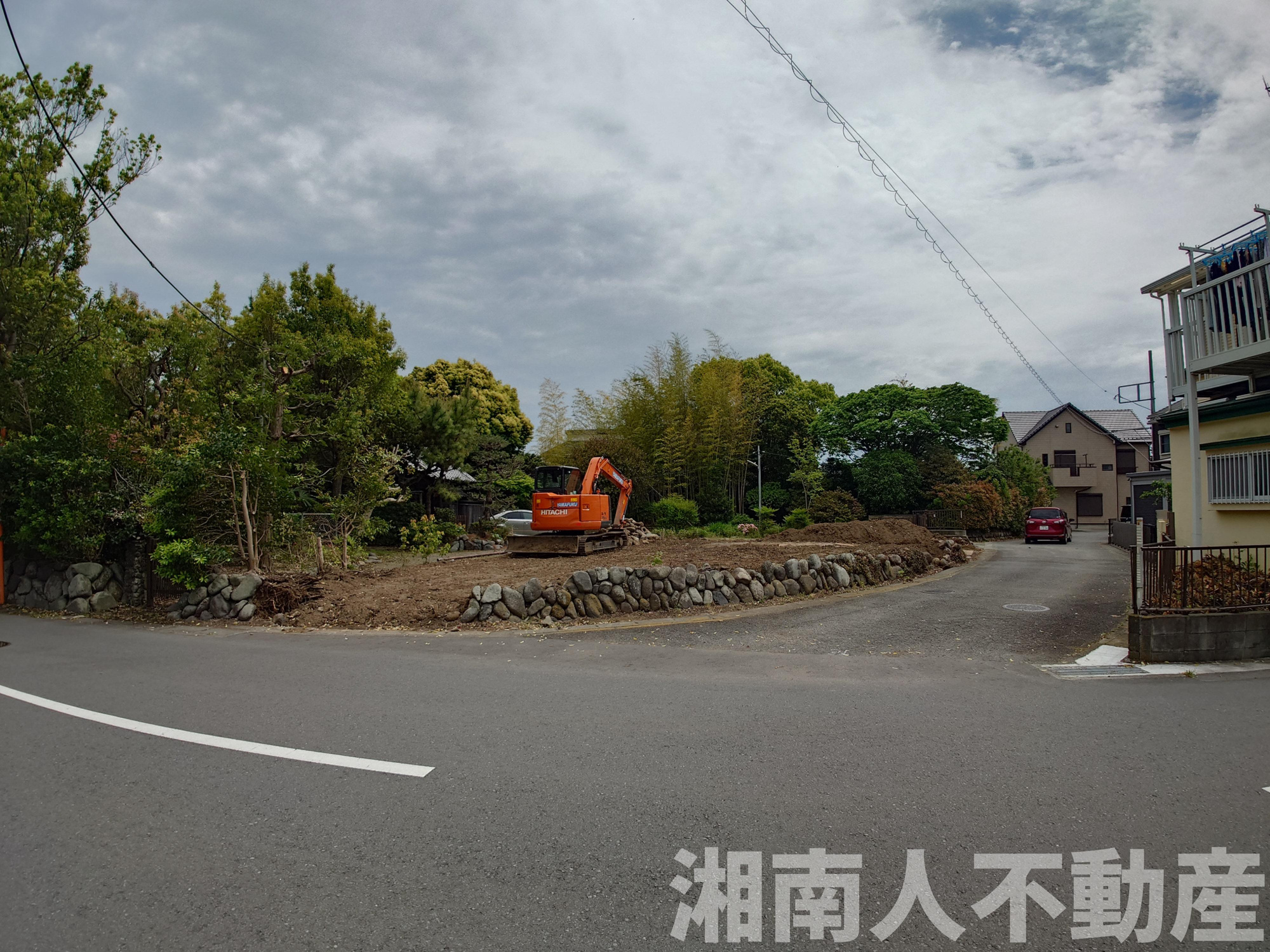 高座郡寒川町倉見　全２棟　の前面道路含む現地写真|前面道路含む現地写真です