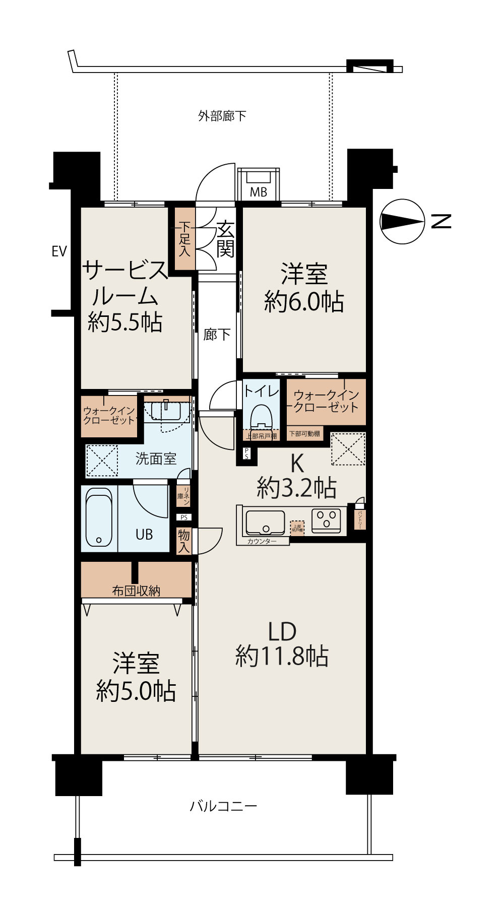 戸建 川口市本町３丁目の間取り