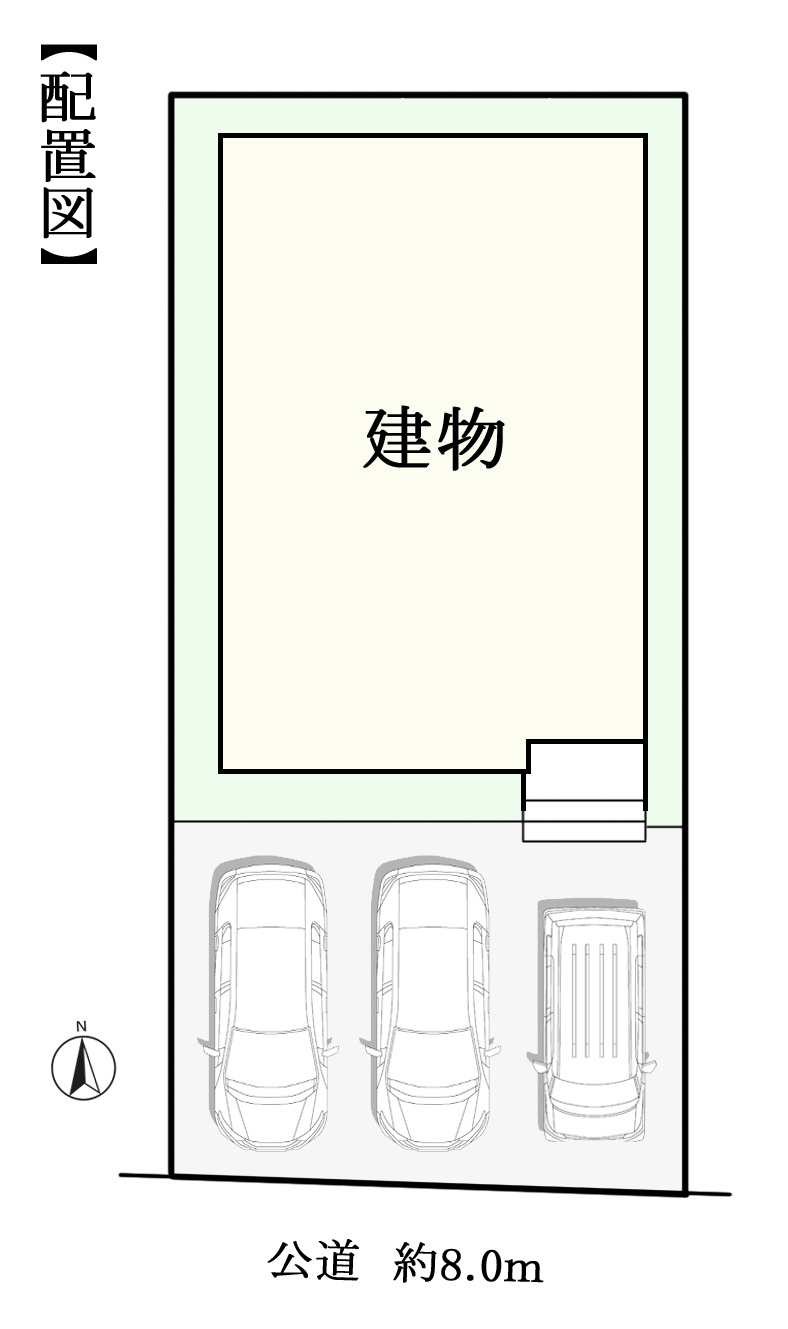 【一宮市三ツ井 限定1邸】ワイド間口×長期優良住宅の区画図|全体区画図
