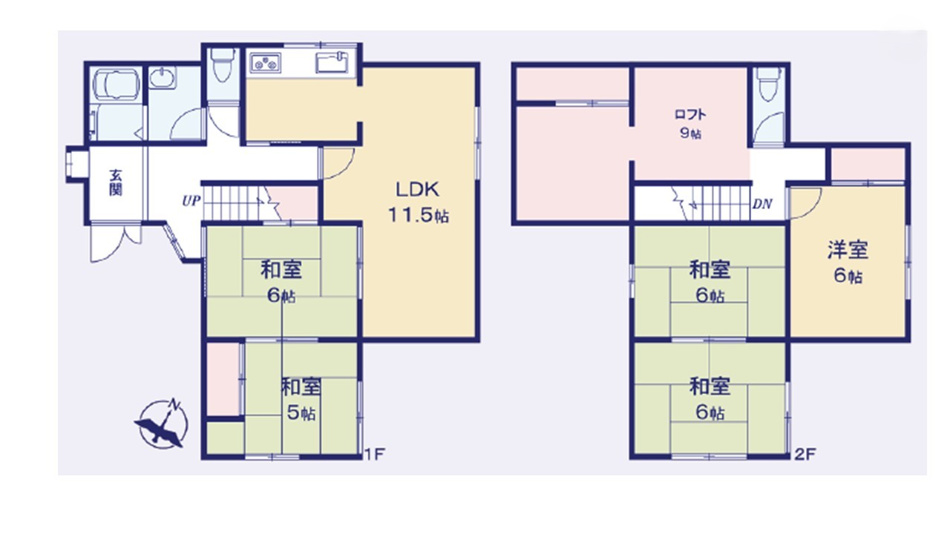 上須戸　間取図